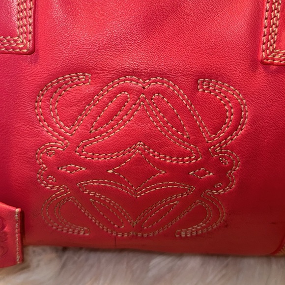 Loewe Amazona 36 Leather Handbag used condition pink - Picture 4 of 17